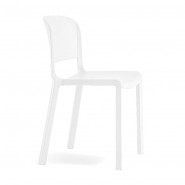 Каталог фото | Вуличний стілець Dome 260 Bianco (260bi) - Стільці для літніх кафе Pedrali | Вілла Ванілла