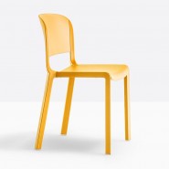 Каталог фото | Вуличний стілець Dome 260 Yellow (260gi) - Стільці для літніх кафе Pedrali | Вілла Ванілла