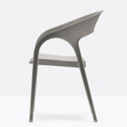 Крісло Gossip 620r Recycled Grey (620rg) - Вуличні крісла для кафе Pedrali