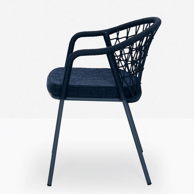 Каталог фото | Крісло Panarea 3675 Blue (3675BL-D26) - Вуличні крісла для кафе Pedrali | Вілла Ванілла