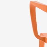 Каталог фото | Крісло Volt HB 674 Orange (674ar) - Вуличні крісла для кафе Pedrali | Вілла Ванілла
