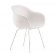 Крісло Fade 6466 U1 White Light (6466U1) - Вуличні крісла для кафе Plust