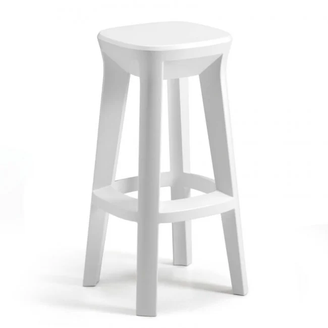 Барний табурет Frozen Square Stool 6342 C2 White від виробника Plust, артикул (6342C2)|Фотогалерея товарів|Офіційний імпортер ➜ Вілла Ванілла