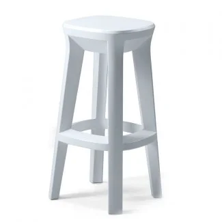Барний табурет Frozen Square Stool 6342 N2 Ashen