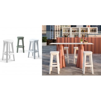 Барний табурет Frozen Square Stool 6342 N2 Ashen Барний табурет Frozen Square Stool 6342 N2 Ashen