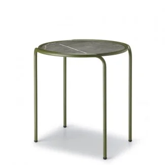 Кавовий столик DRESS CODE HPL 2742 Olive Green Black Sahara Marble
