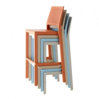 Барний стілець Emi 2345 Light Blue