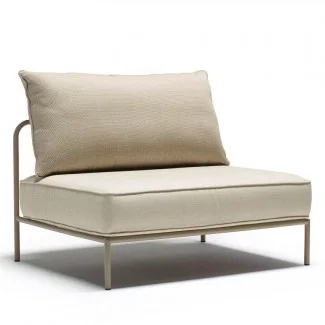 Центральний диванний модуль Flap 2888 Dove Grey Cream