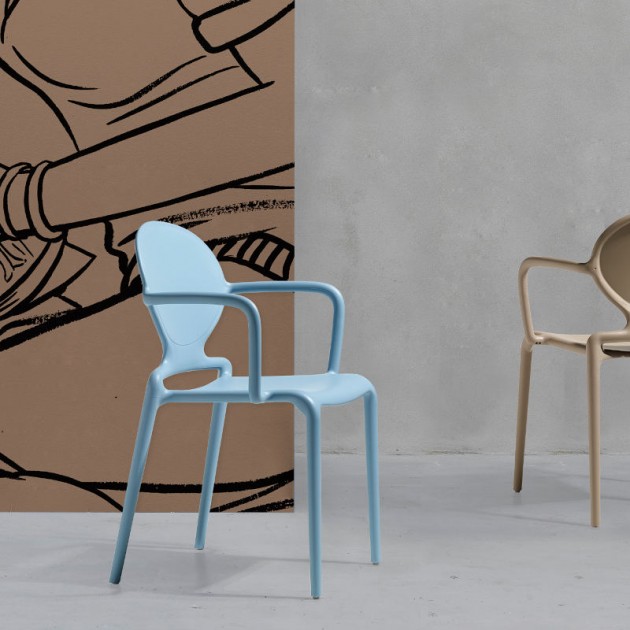 Каталог фото | Крісло Gio 2314 Linen (231411) - Вуличні крісла для кафе S•CAB | Вілла Ванілла