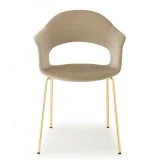 Крісло Lady B Pop 2698 Satin Brass Beige від виробника S•CAB, артикул (2698OS-V3-59)|Завнішній вигляд|Офіційний імпортер ➜ Вілла Ванілла
