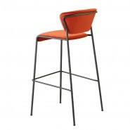 Каталог фото | Барний стілець Lisa 2855 Antracite Orange (2855VA-V3-58) - Барні стільці Lisa 2855 S•CAB | Вілла Ванілла