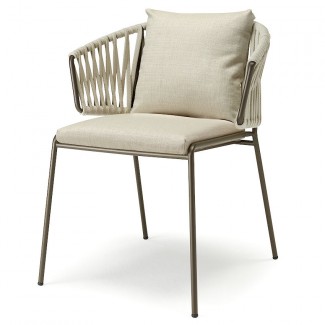 Крісло з подушкою Lisa Filò Nest 2899 Mocha Clay Cream