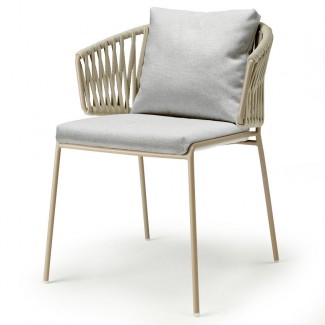 Крісло з подушкою Lisa Filò Nest 2899 Dove Grey Clay White