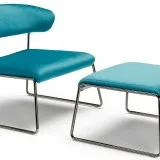 Лаунж-крісло Lisa Lounge 2858 Nickel Blue від виробника S•CAB, артикул (2858NL-V4-50)|3D-моделі|Офіційний імпортер ➜ Вілла Ванілла