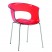 Крісло Miss B Antishock 2690 Transparent Red