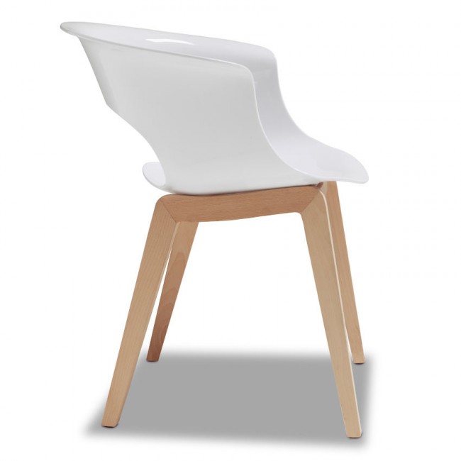 Крісло Miss B Antishock Natural 2800 Glossy White (2800FN-310) | Фотогалерея товарів | Вілла Ванілла Крісло Miss B Antishock Natural 2800 Glossy White від виробника S•CAB, артикул (2800FN-310)|Фотогалерея товарів|Офіційний імпортер ➜ Вілла Ванілла