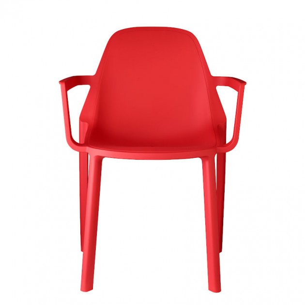 Каталог фото | Крісло Più 2335 Geranium Red (233542) - Вуличні крісла для кафе S•CAB | Вілла Ванілла