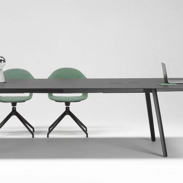 Офісний стіл Squid 2432OF Nero Fenix (2432VN-95-OF) - Столи для переговорів S•CAB