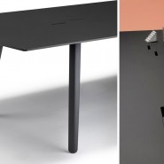 Офісний стіл Squid 2432OF Nero Fenix (2432VN-95-OF) - Столи для переговорів S•CAB