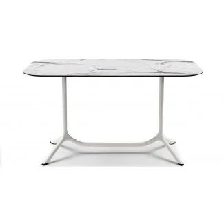 Обідній стіл 140x70 Tripé Double 5007 White Marble