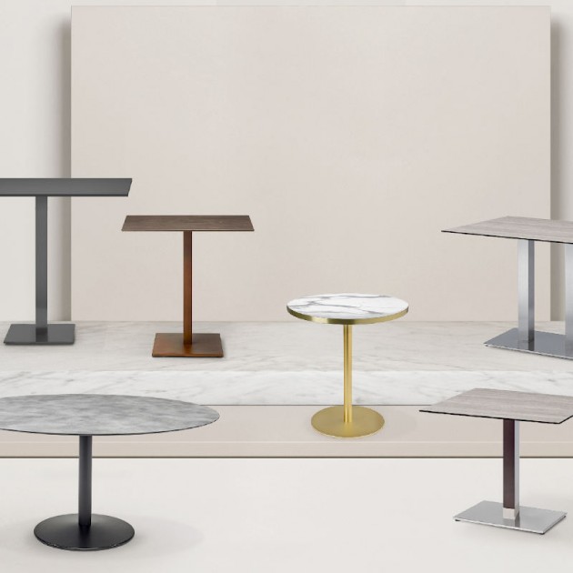 База для столу Tiffany 5182 Stainless Steel (5182IS) - Бази для столів S•CAB