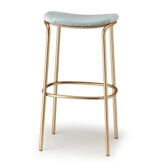 Барний табурет Trick Pop 2538 h77 Matt Gold Light Blue Барний табурет Trick Pop 2538 h77 Matt Gold Light Blue
