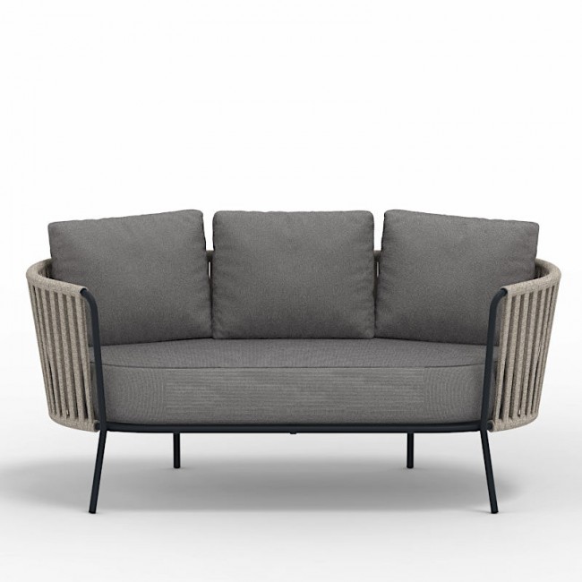 Двомісний диван Daisy Rope Ancient Grey Limestone (DE634I.AG.LIMS) від Vermobil |Переглянути розділ: Дивани для тераси Двомісний диван Daisy Rope Ancient Grey Limestone (DE634I.AG.LIMS) від Vermobil | Детальний огляд | Villa Vanilla
