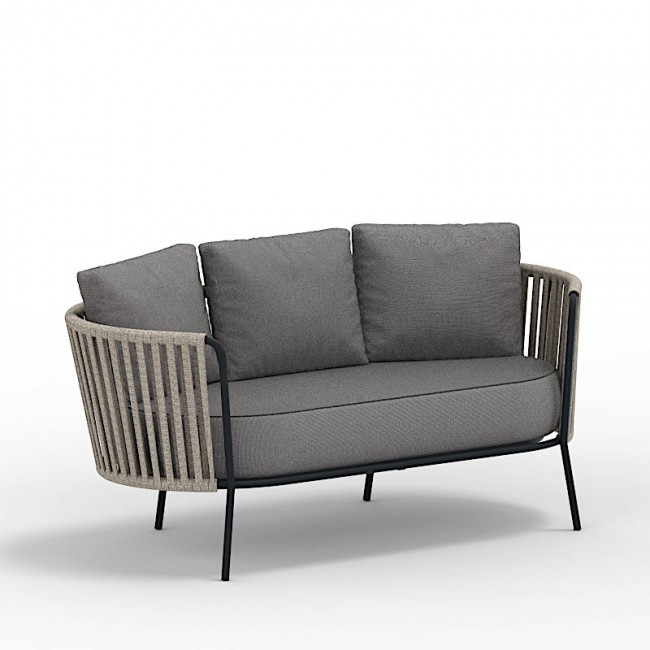 Двомісний диван Daisy Rope Ancient Grey Limestone (DE634I.AG.LIMS) від Vermobil |Переглянути розділ: Дивани для тераси Двомісний диван Daisy Rope Ancient Grey Limestone (DE634I.AG.LIMS) від Vermobil | Детальний огляд | Villa Vanilla