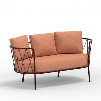 Двомісний диван Daisy Terracotta Copper