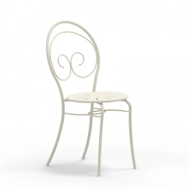 Стілець Mimmo Rondo Ivory White (SP102.BS) від Vermobil |Переглянути розділ: Вуличні стільці для кафе Стілець Mimmo Rondo Ivory White (SP102.BS) від Vermobil | Детальний огляд | Villa Vanilla