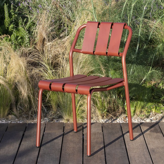 Стілець Verdea Terracotta (VD100.TC) від Vermobil |Переглянути розділ: Вуличні стільці для кафе Стілець Verdea Terracotta (VD100.TC) від Vermobil | Детальний огляд | Villa Vanilla